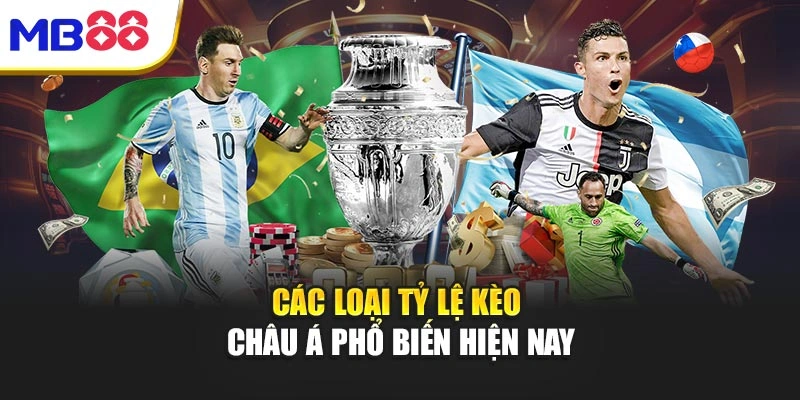 Các loại tỷ lệ kèo châu Á phổ biến hiện nay