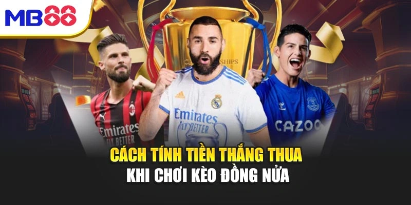 Cách tính tiền thắng thua khi chơi kèo đồng nửa