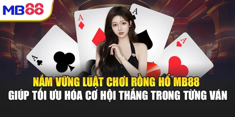 Nắm vững luật chơi Rồng Hổ MB88 giúp tối ưu hóa cơ hội thắng trong từng ván